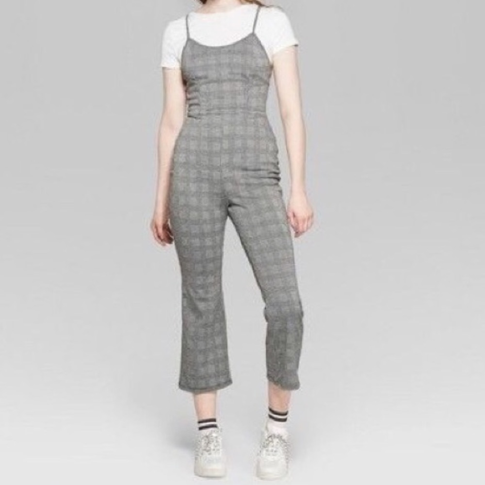 Wild Fable Plaid Jumpsuit Size Medium